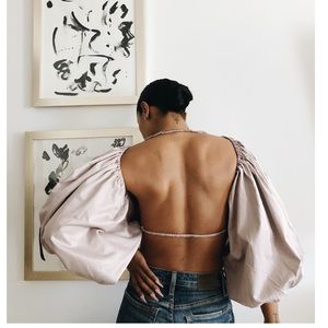 Backless Blouse